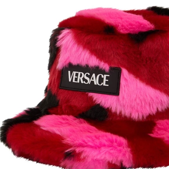 VERSACE Babies' La Greca Bucket Hat W/ Logo In MulticolorO/S - Picture 1 of 3